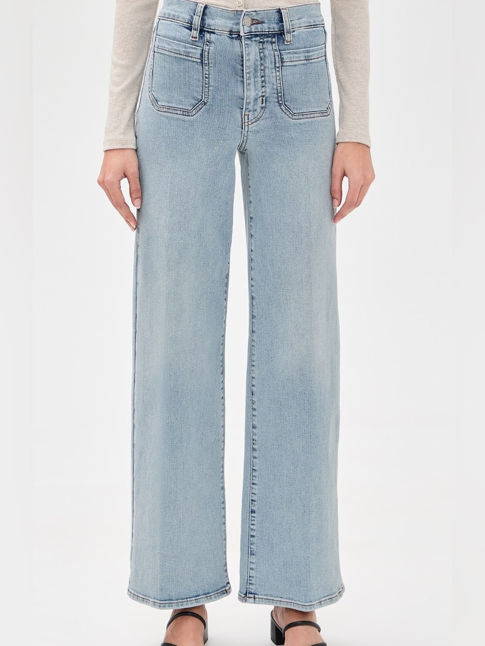 Frame Le Slim Palazzo Modernist Pocket Jeans 31